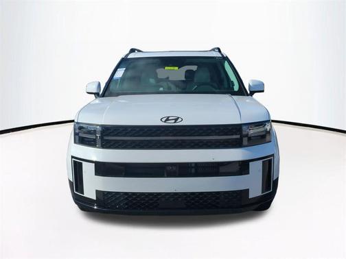 Serenity White 2026 Hyundai SANTA FE HEV Calligraphy