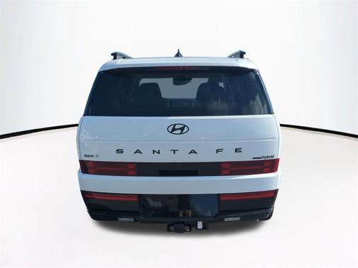Serenity White 2026 Hyundai SANTA FE HEV Calligraphy