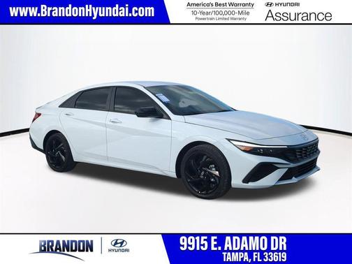 Serenity White 2026 Hyundai ELANTRA Sport