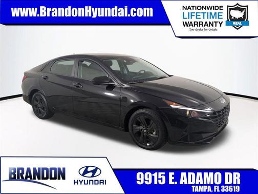 Onyx Black 2023 Hyundai ELANTRA HEV Blue