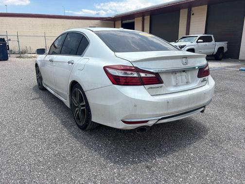 White Orchid Pearl 2017 Honda Accord Touring V6