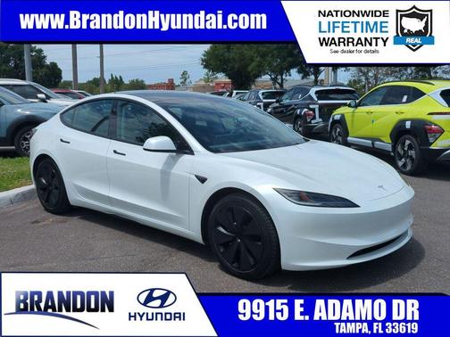 Pearl White Multi-Coat 2024 Tesla Model 3 Long Range