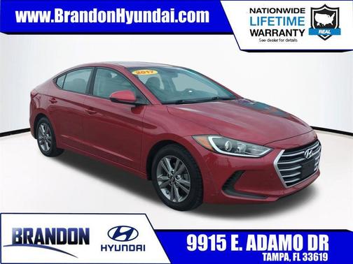 Scarlet Red Pearl 2017 Hyundai ELANTRA SE