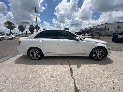 White 2014 Mercedes-Benz C-Class C 250 Sport