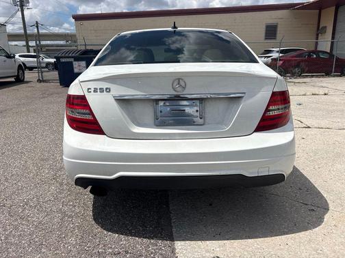 White 2014 Mercedes-Benz C-Class C 250 Sport