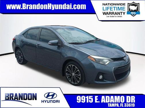 Slate Metallic 2016 Toyota Corolla S Plus