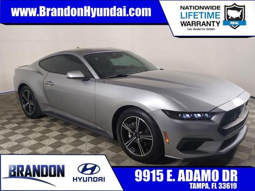 Iconic Silver Metallic 2025 Ford Mustang EcoBoost Premium