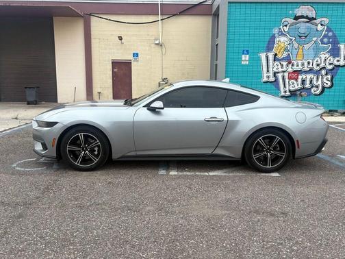 Iconic Silver Metallic 2025 Ford Mustang EcoBoost Premium