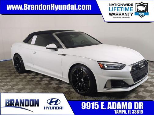 Ibis White/Black Roof 2022 Audi A5 45 Premium