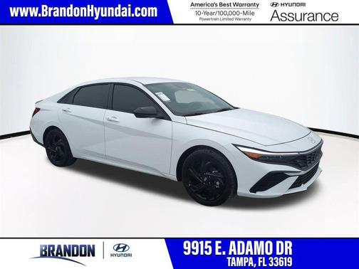 Serenity White 2026 Hyundai ELANTRA Sport