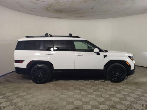 Serenity White 2025 Hyundai SANTA FE HEV Calligraphy