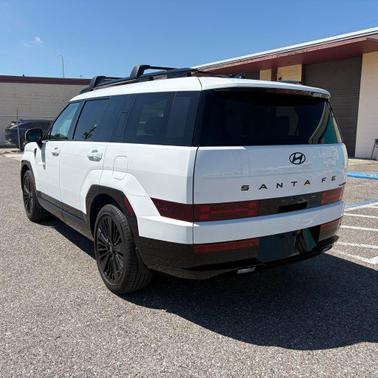 Serenity White 2025 Hyundai SANTA FE HEV Calligraphy