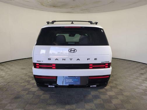 Serenity White 2025 Hyundai SANTA FE HEV Calligraphy
