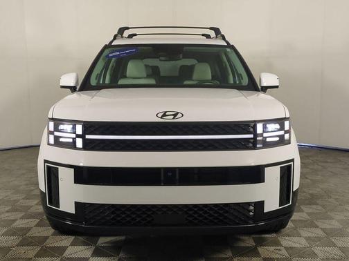 Serenity White 2025 Hyundai SANTA FE HEV Calligraphy