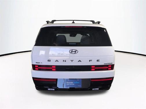 Serenity White 2025 Hyundai SANTA FE HEV Calligraphy