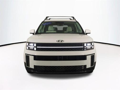 Serenity White 2025 Hyundai SANTA FE HEV Calligraphy