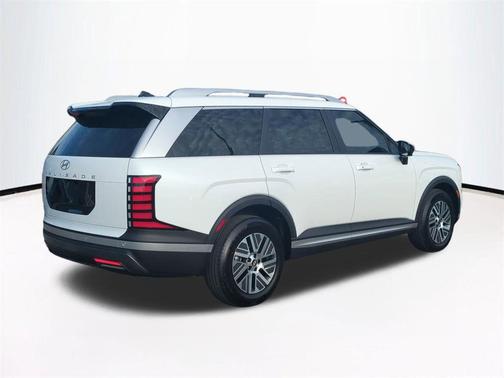 White Pearl 2026 Hyundai Palisade Hybrid Blue SEL 8P