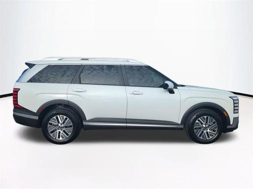 White Pearl 2026 Hyundai Palisade Hybrid Blue SEL 8P