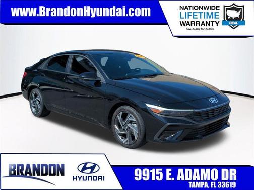 Abyss Black 2025 Hyundai ELANTRA HEV SEL Sport