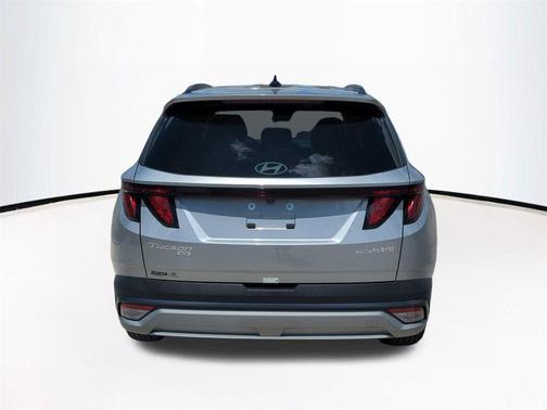Shimmering Silver 2025 Hyundai TUCSON Hybrid Blue