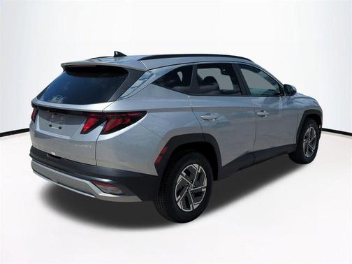 Shimmering Silver 2025 Hyundai TUCSON Hybrid Blue