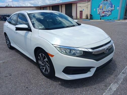 White 2016 Honda Civic EX