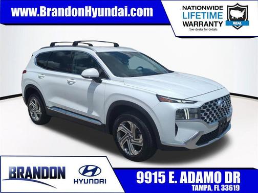 Quartz White 2022 Hyundai SANTA FE SEL 2.4