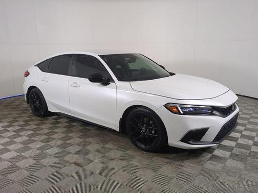 Platinum White Pearl 2023 Honda Civic Sport