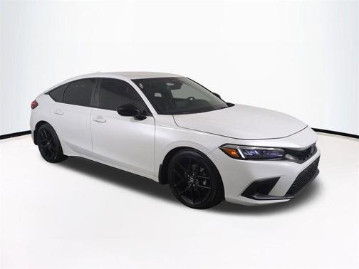 Platinum White Pearl 2023 Honda Civic Sport