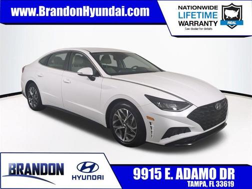 Serenity White 2023 Hyundai SONATA SEL