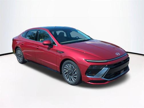 Red 2026 Hyundai SONATA Hybrid Limited