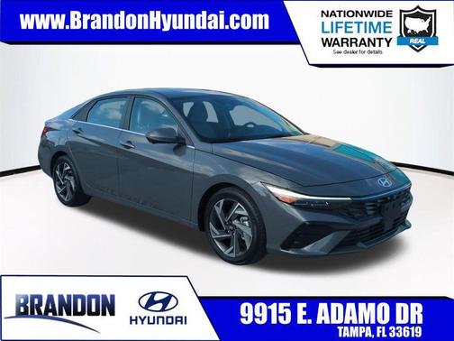 Ecotronic Gray 2024 Hyundai ELANTRA Limited