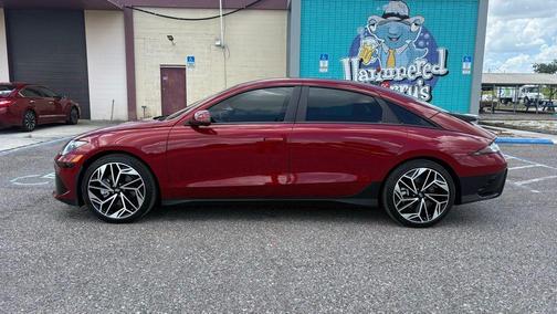 Ultimate Red 2024 Hyundai IONIQ 6 SEL
