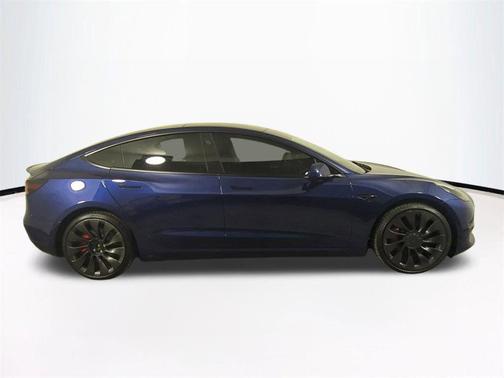 Deep Blue Metallic 2022 Tesla Model 3 Performance