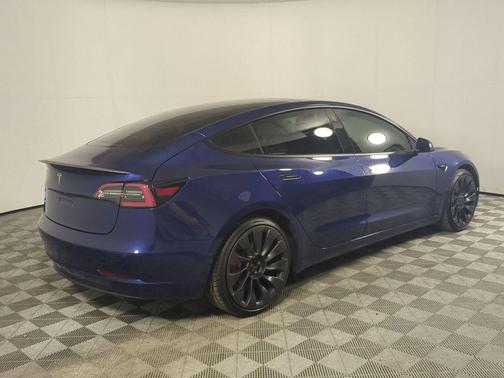 Deep Blue Metallic 2022 Tesla Model 3 Performance