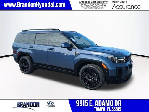 Atlantis Blue 2026 Hyundai SANTA FE HEV Calligraphy