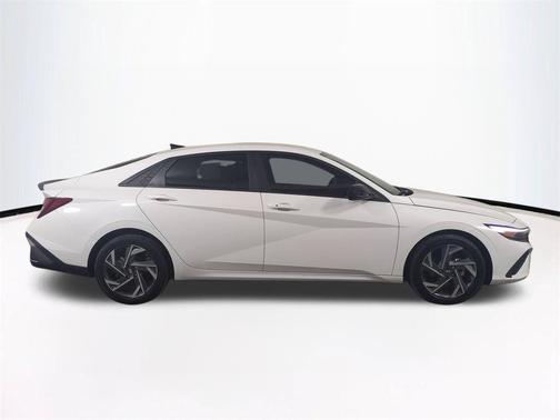 Serenity White 2025 Hyundai ELANTRA Sport