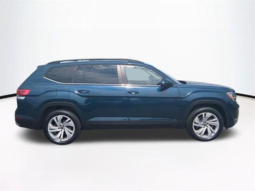 Blue Metallic 2021 Volkswagen Atlas 2.0T SE w/Technology 4MOTION