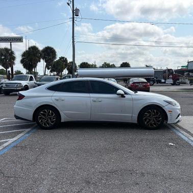 Quartz White 2021 Hyundai SONATA SEL