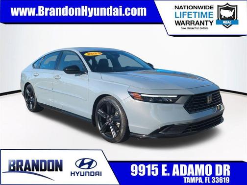 Urban Gray Pearl 2023 Honda Accord Hybrid Sport-L
