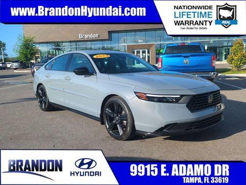 Urban Gray Pearl 2023 Honda Accord Hybrid Sport-L