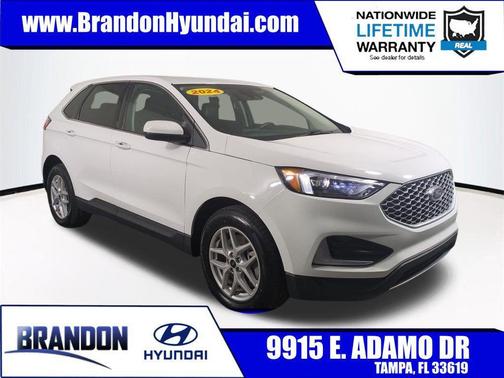 Oxford White 2024 Ford Edge SEL