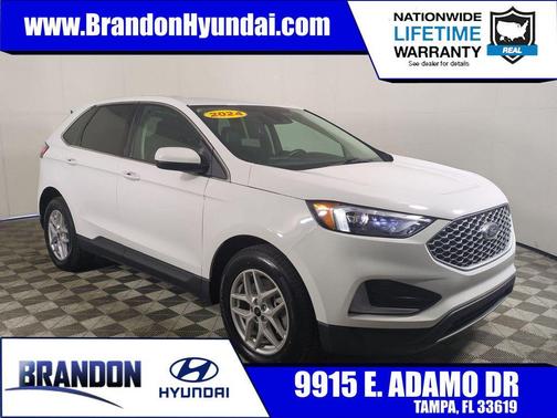 Oxford White 2024 Ford Edge SEL