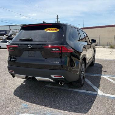 Midnight Black Metallic 2025 Toyota Grand Highlander Hybrid Limited MAX