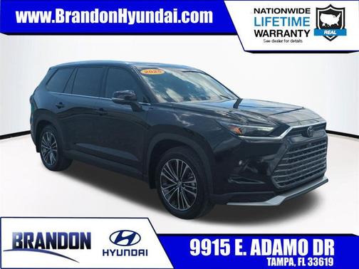 Midnight Black Metallic 2025 Toyota Grand Highlander Hybrid Limited MAX