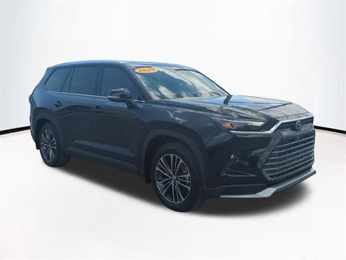 Midnight Black Metallic 2025 Toyota Grand Highlander Hybrid Limited MAX