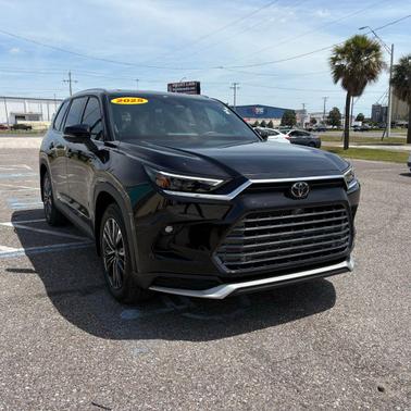 Midnight Black Metallic 2025 Toyota Grand Highlander Hybrid Limited MAX