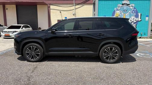 Midnight Black Metallic 2025 Toyota Grand Highlander Hybrid Limited MAX