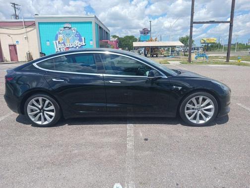 Solid Black 2019 Tesla Model 3 Long Range
