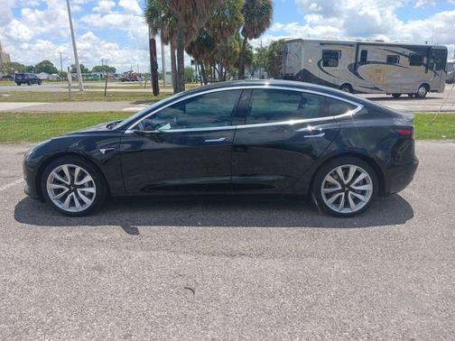 Solid Black 2019 Tesla Model 3 Long Range